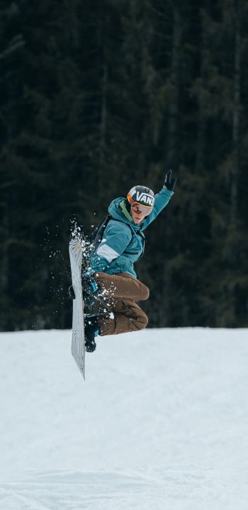 snowboard, snow resort Wallpaper 1080x2220