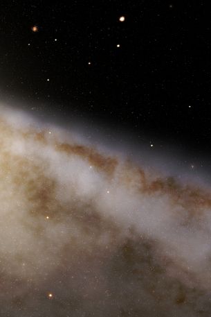 Andromeda Galaxy, galaxy, stars Wallpaper 640x960
