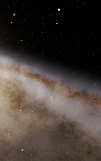 Andromeda Galaxy, galaxy, stars Wallpaper 1200x1920