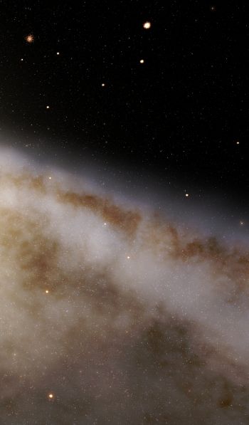 Обои 600x1024 Галактика Андромеды, галактика, звезды