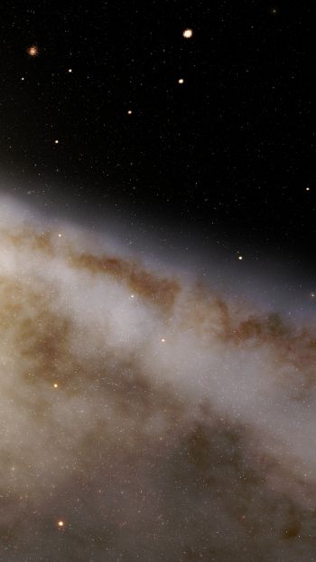 Обои 640x1136 Галактика Андромеды, галактика, звезды