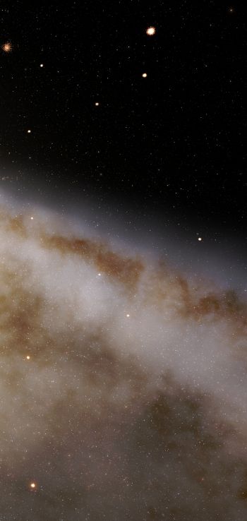Andromeda Galaxy, galaxy, stars Wallpaper 720x1520