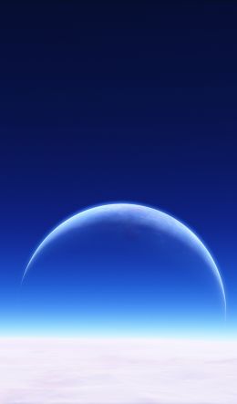 planet, sky, blue wallpaper Wallpaper 600x1024