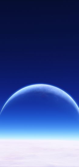 planet, sky, blue wallpaper Wallpaper 720x1520