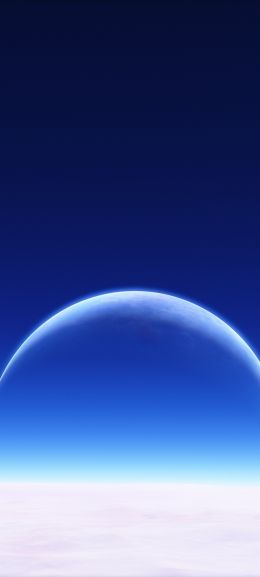 planet, sky, blue wallpaper Wallpaper 720x1600