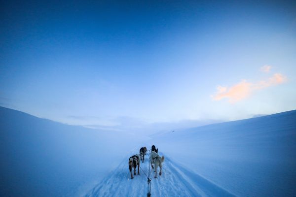 Svalbard, Svalbard and Jan Mayen, winter Wallpaper 6720x4480