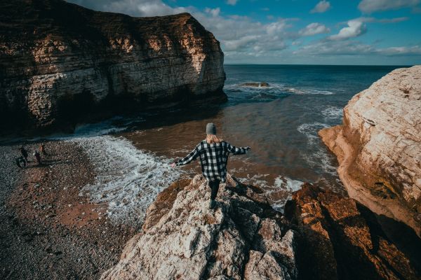 Flamborough, Bridlington, Great Britain, bay Wallpaper 4190x2799