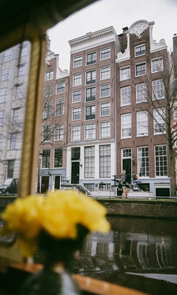 Amsterdam, The Netherlands, buildings Wallpaper 1200x2000