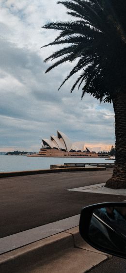 Australia, sea, theater Wallpaper 1080x2340