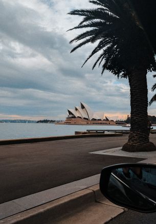 Australia, sea, theater Wallpaper 1640x2360