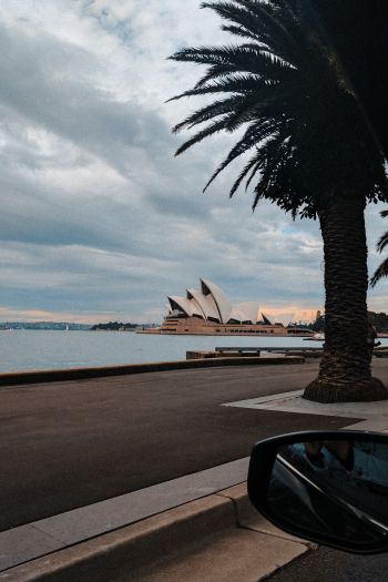 Australia, sea, theater Wallpaper 640x960