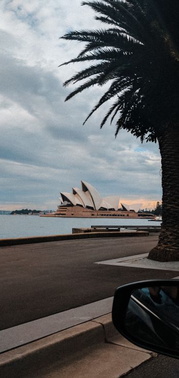 Australia, sea, theater Wallpaper 1080x2280