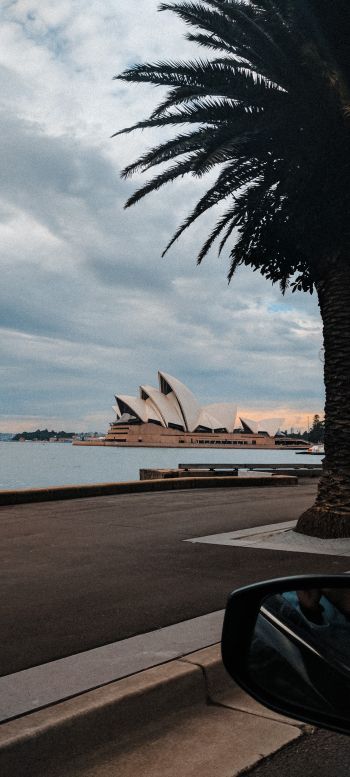 Australia, sea, theater Wallpaper 1440x3200