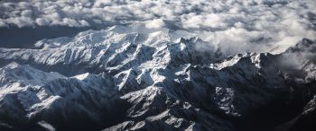 Alps, mountains, mountain range Wallpaper 3440x1440