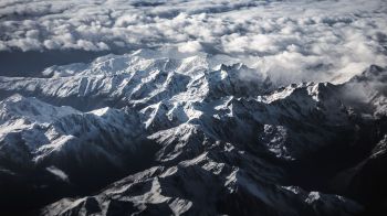 Alps, mountains, mountain range Wallpaper 1600x900