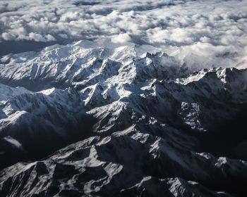 Alps, mountains, mountain range Wallpaper 1280x1024