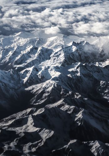 Alps, mountains, mountain range Wallpaper 1668x2388