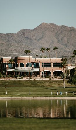 Fountain Hills, Arizona, USA, mountain ranges Wallpaper 600x1024