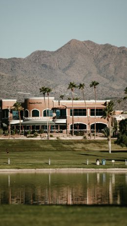 Fountain Hills, Arizona, USA, mountain ranges Wallpaper 640x1136