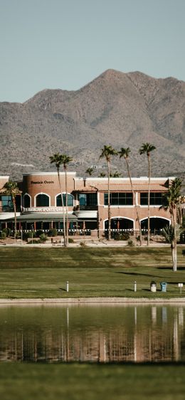 Fountain Hills, Arizona, USA, mountain ranges Wallpaper 1125x2436