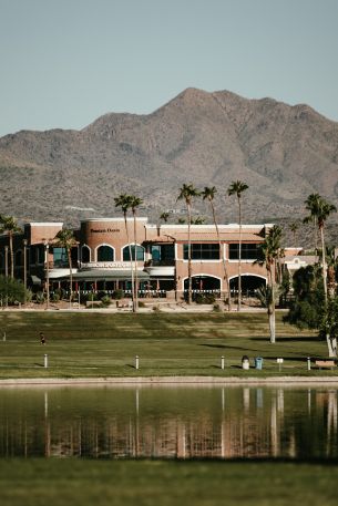 Fountain Hills, Arizona, USA, mountain ranges Wallpaper 640x960