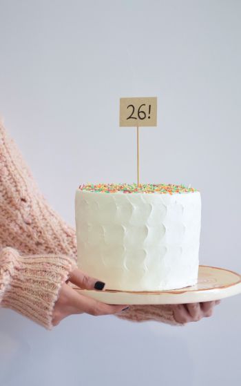 cake, beige, happy birthday gg Wallpaper 1752x2800