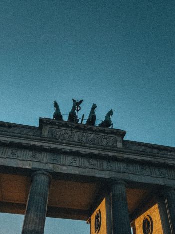 Brandenburg Gate, Berlin, Germany, travel Wallpaper 1536x2048