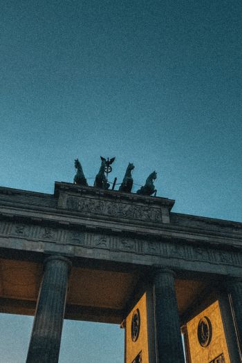 Brandenburg Gate, Berlin, Germany, travel Wallpaper 640x960