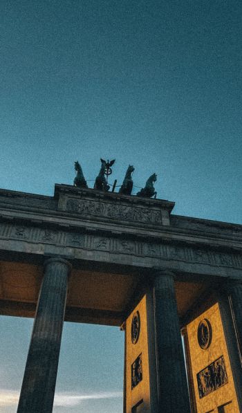 Обои 600x1024 Бранденбургские ворота, Берлин, Германия, путешествия