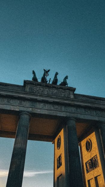 Brandenburg Gate, Berlin, Germany, travel Wallpaper 640x1136