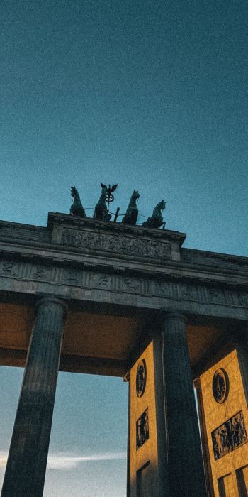 Обои 720x1440 Бранденбургские ворота, Берлин, Германия, путешествия