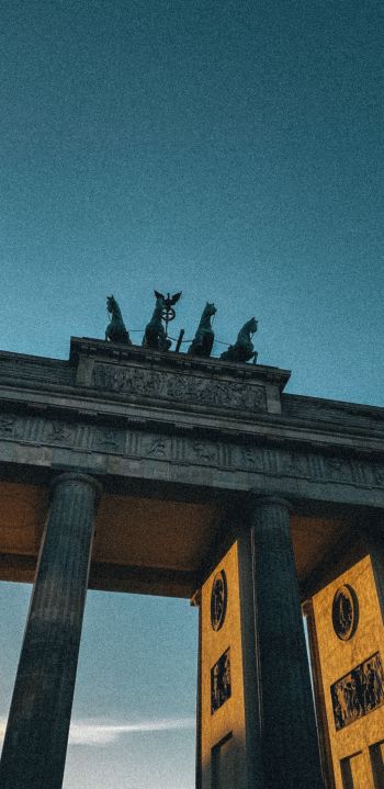 Обои 1440x2960 Бранденбургские ворота, Берлин, Германия, путешествия