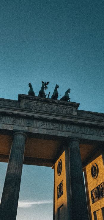 Brandenburg Gate, Berlin, Germany, travel Wallpaper 1440x3040