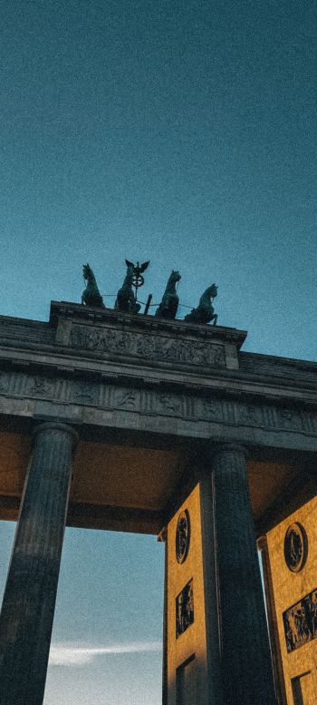 Обои 1440x3200 Бранденбургские ворота, Берлин, Германия, путешествия