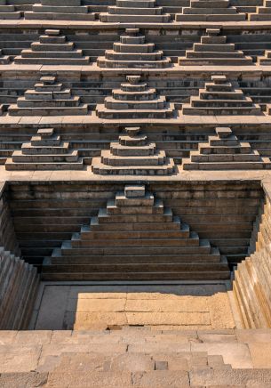 Hampi, Karnataka, India, architecture Wallpaper 1668x2388