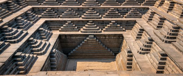 Hampi, Karnataka, India, architecture Wallpaper 3440x1440