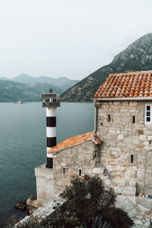 Cepi, Montenegro, lighthouse Wallpaper 4000x6000