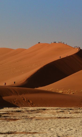 Обои 1200x2000 Соссусфлей, Намибия, пустыня, пески