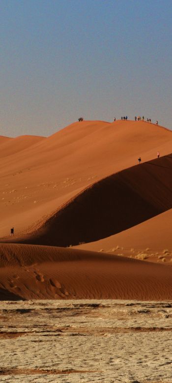 Обои 720x1600 Соссусфлей, Намибия, пустыня, пески