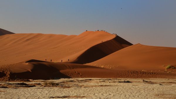 Sossusvlei, Namibia, desert, sands Wallpaper 3840x2160
