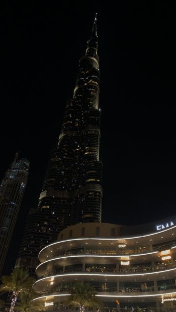 Обои 640x1136 Объединенные Арабские Эмираты, башня