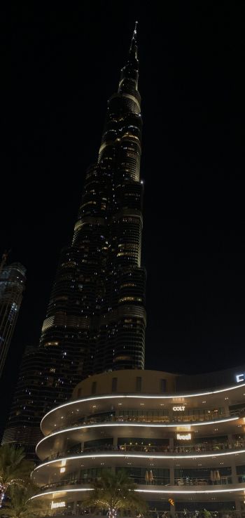Обои 720x1520 Объединенные Арабские Эмираты, башня