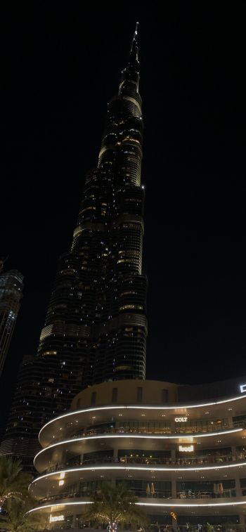 United Arab Emirates, tower Wallpaper 1284x2778