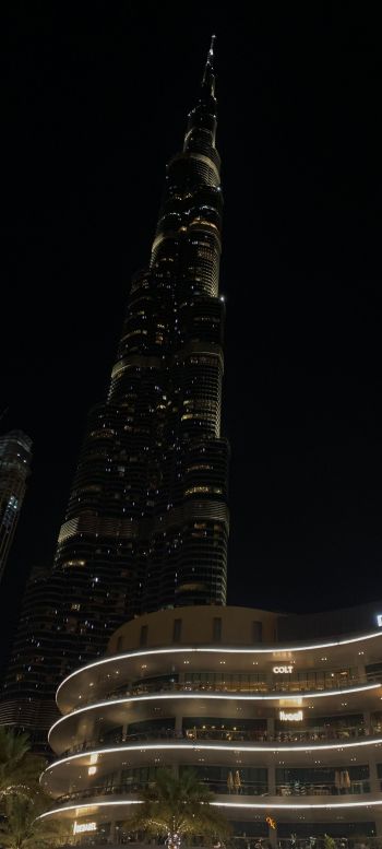 Обои 1080x2400 Объединенные Арабские Эмираты, башня