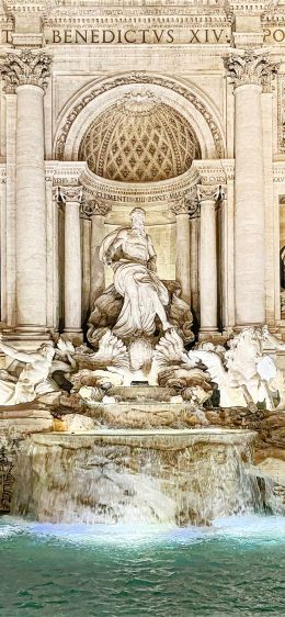 Rome, Italy, statue, sculpture Wallpaper 1170x2532