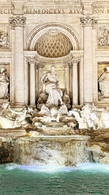 Обои 1440x2560 Рим, Италия, статуя, скульптура