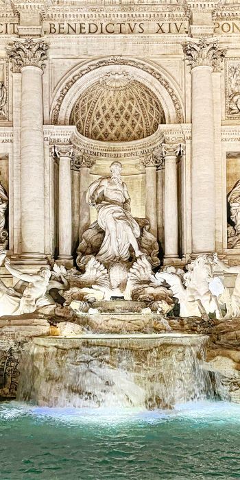 Обои 720x1440 Рим, Италия, статуя, скульптура