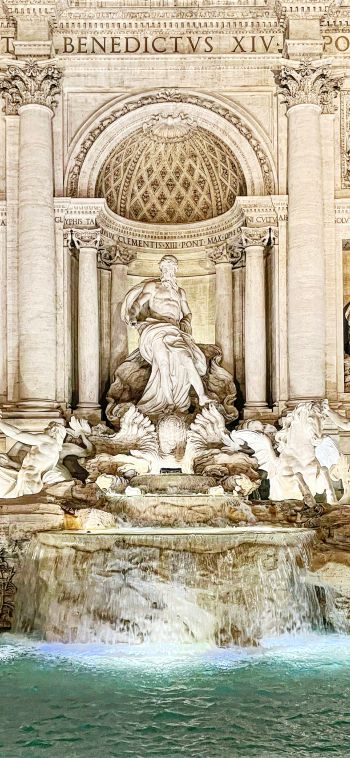 Обои 1080x2340 Рим, Италия, статуя, скульптура