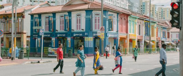 Little India, Singapore, city Wallpaper 3440x1440