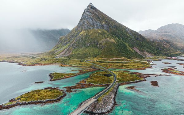 Lofoten Islands, Norway, sea Wallpaper 1920x1200